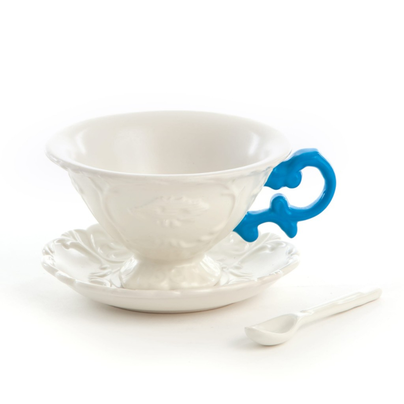 Блюдце с чашкой I-Tea Blue Seletti I-Wares 09858 AZZ