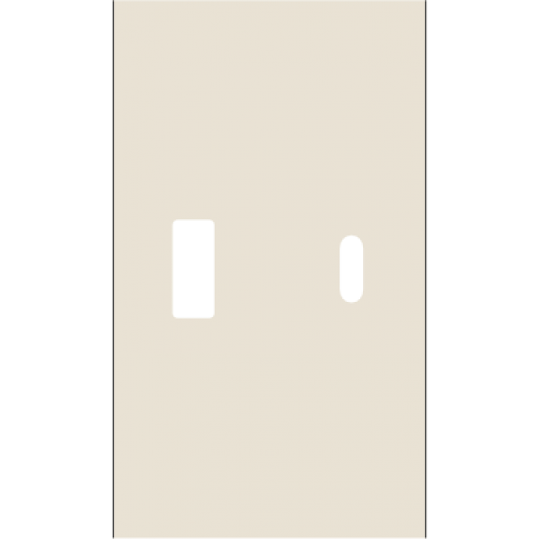 Usb+type c наклодкой 2-ух модульная (кашемир матовый) Meiton AWS12C