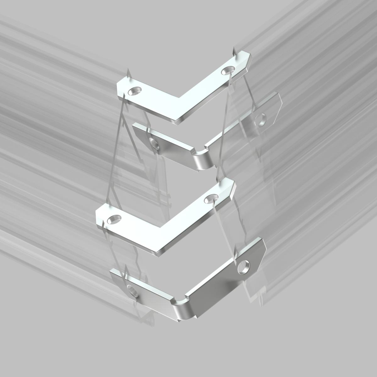 Комплект угловых соединителей шинопровода Denkirs Smart One TR2027-AL