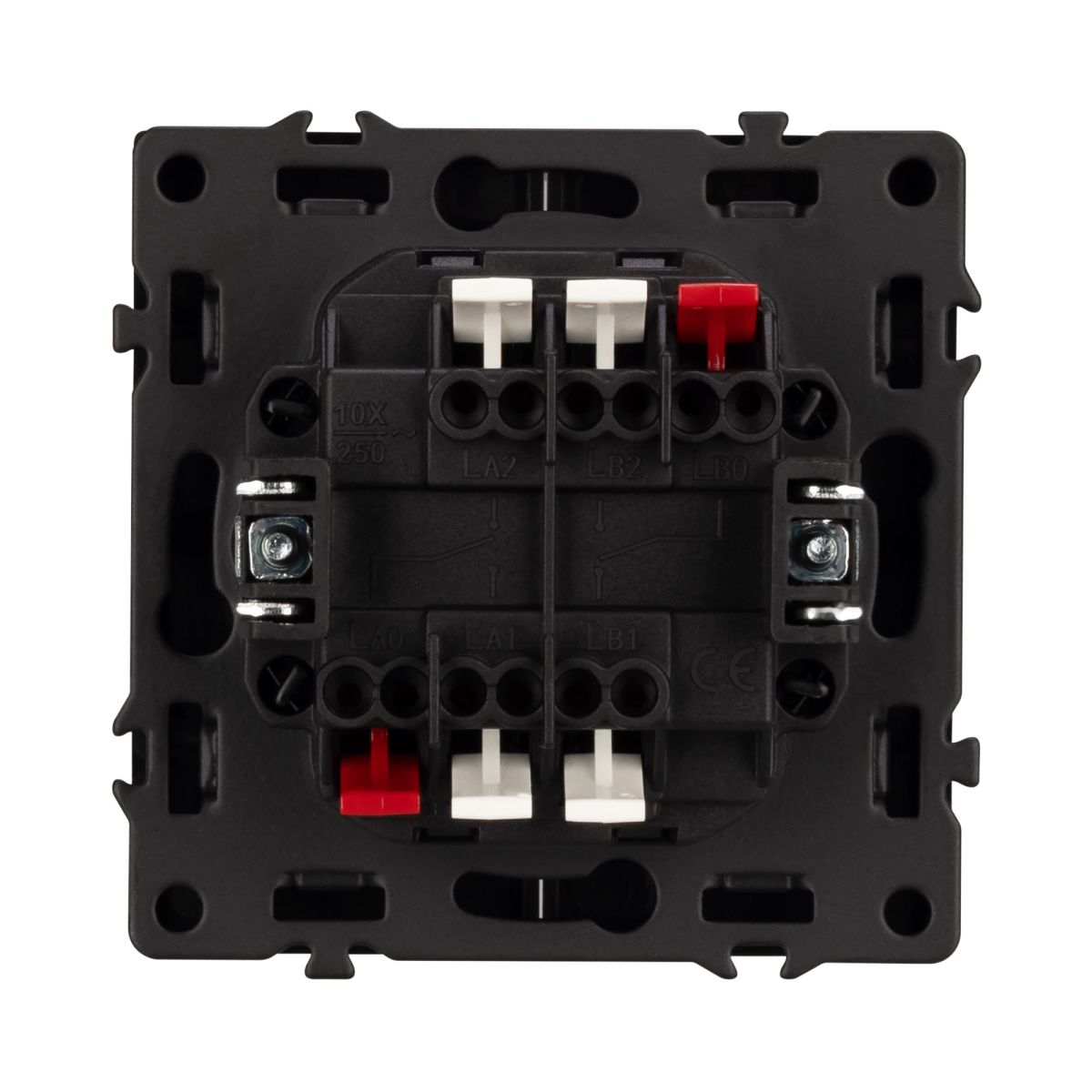 Выключатель проходной 2 кл подсветка софт-тач черный оникс Arlight SWT-MKP2-SFPL-L-BK (250V, 10A) 054267(1)