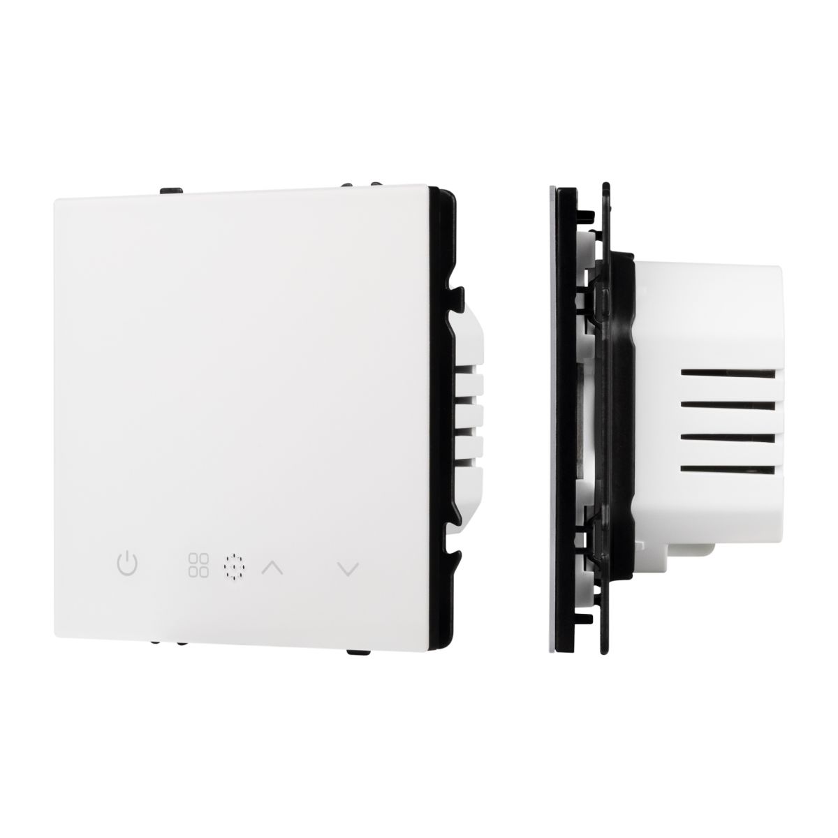 Терморегулятор эл тёплый пол белый кварц Arlight SWT-MTE-PL-WH (95-240V, 16A, датч пола + возд) 054340(1)
