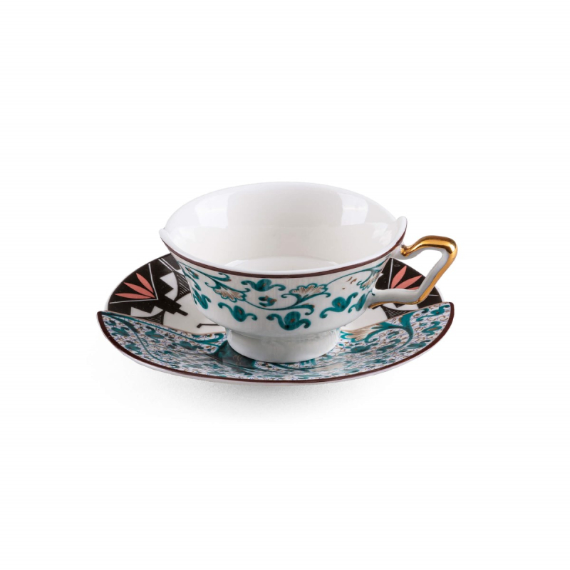 Блюдце с чашкой Aspero Seletti Hybrid 9173