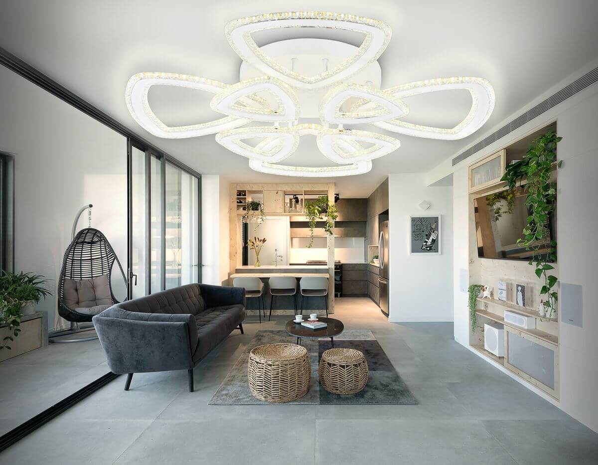 Потолочная led люстра Ambrella Light Acrylica FA8863