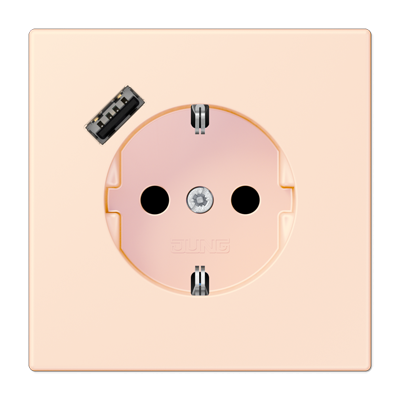 Розетка 2K+З USB Typ A Jung LC1520-18A226