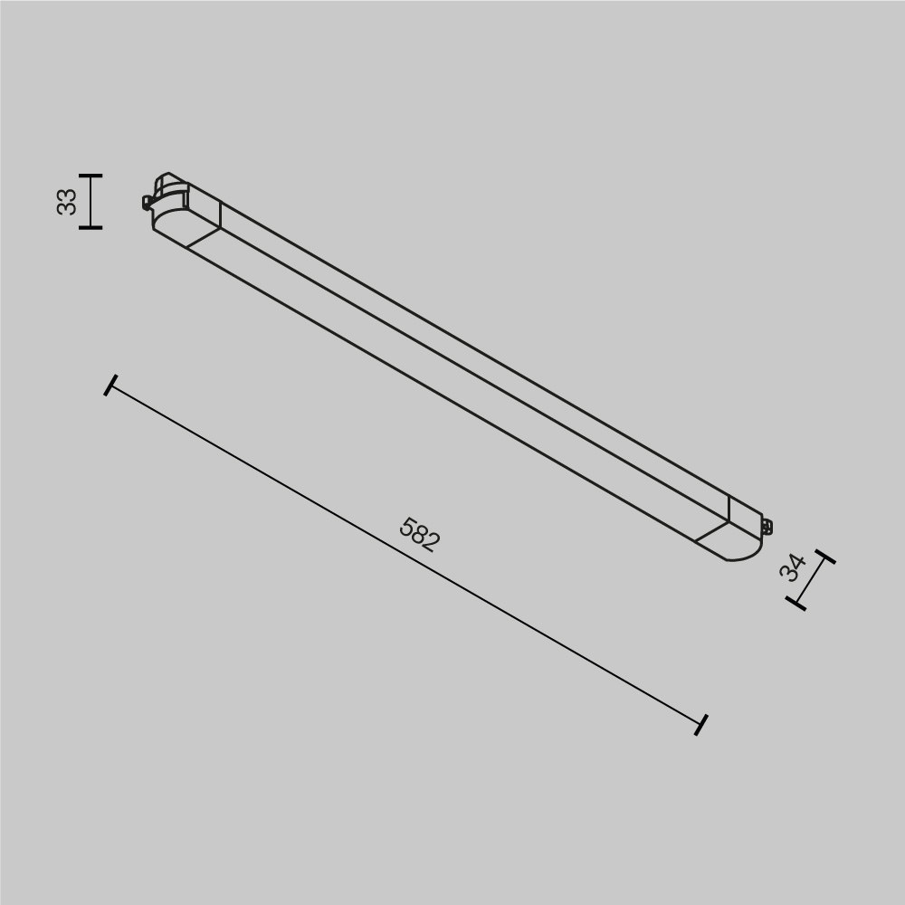 Трековый однофазный светильник белый Maytoni Technical Basis TR000-1-24W4K-W_1
