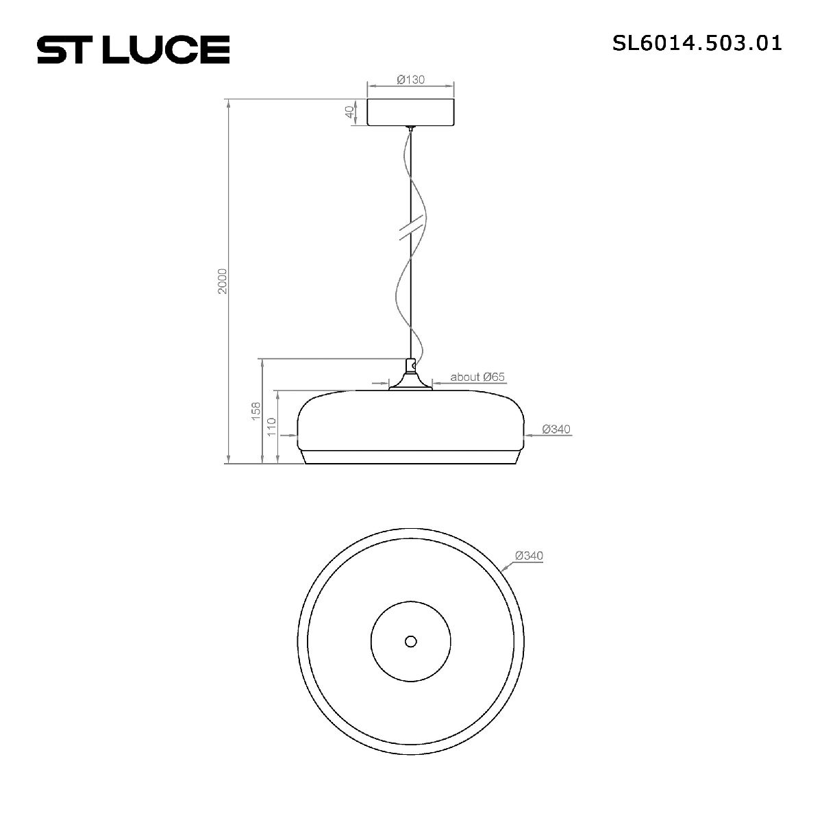 Подвесной светильник ST Luce Ripple SL6014.503.01