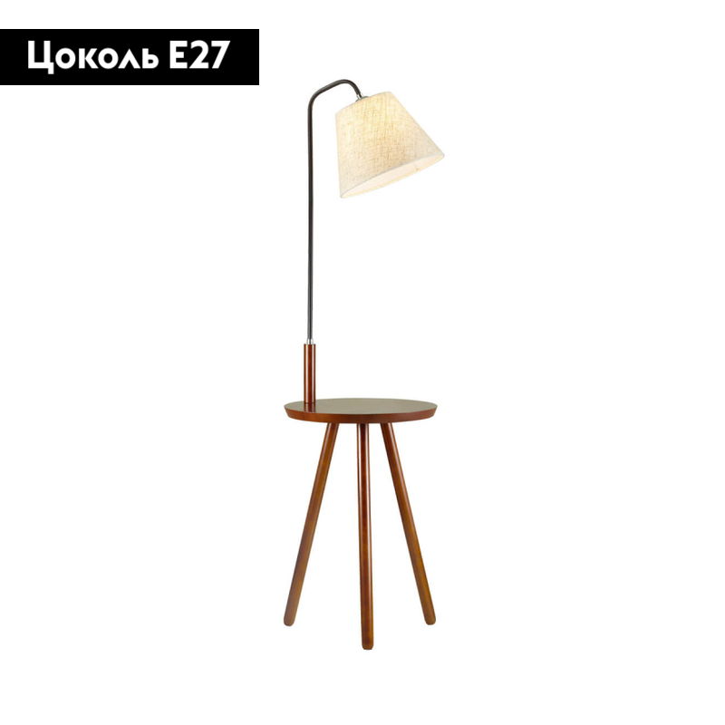 Торшер с полочкой Odeon Light Kalda 4666/1F