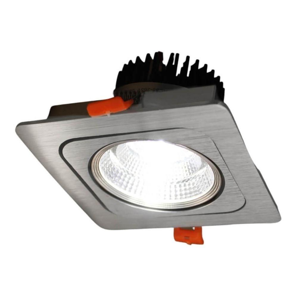 Встраиваемый светодиодный светильник Lumina Deco Fostis LDC 8065-SS-10WCOB-L120*W120 SL