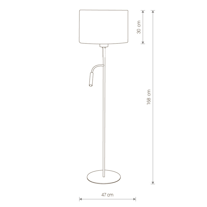 Торшер Nowodvorski Hotel Plus 9074