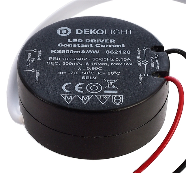 Блок питания Deko-Light Eingangsspannung 8Вт 100-240В IP20 862128