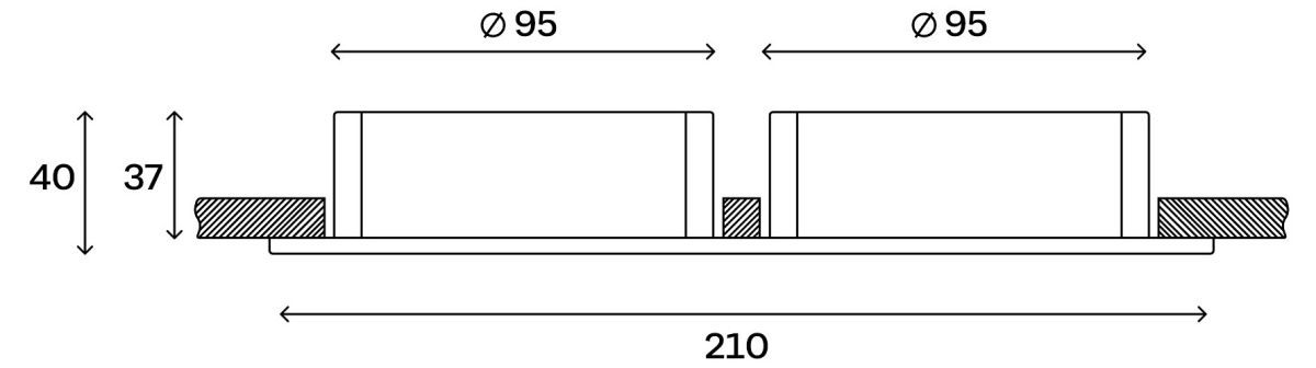 Точечный светильник Hesby Lighting Core HSBL_0231