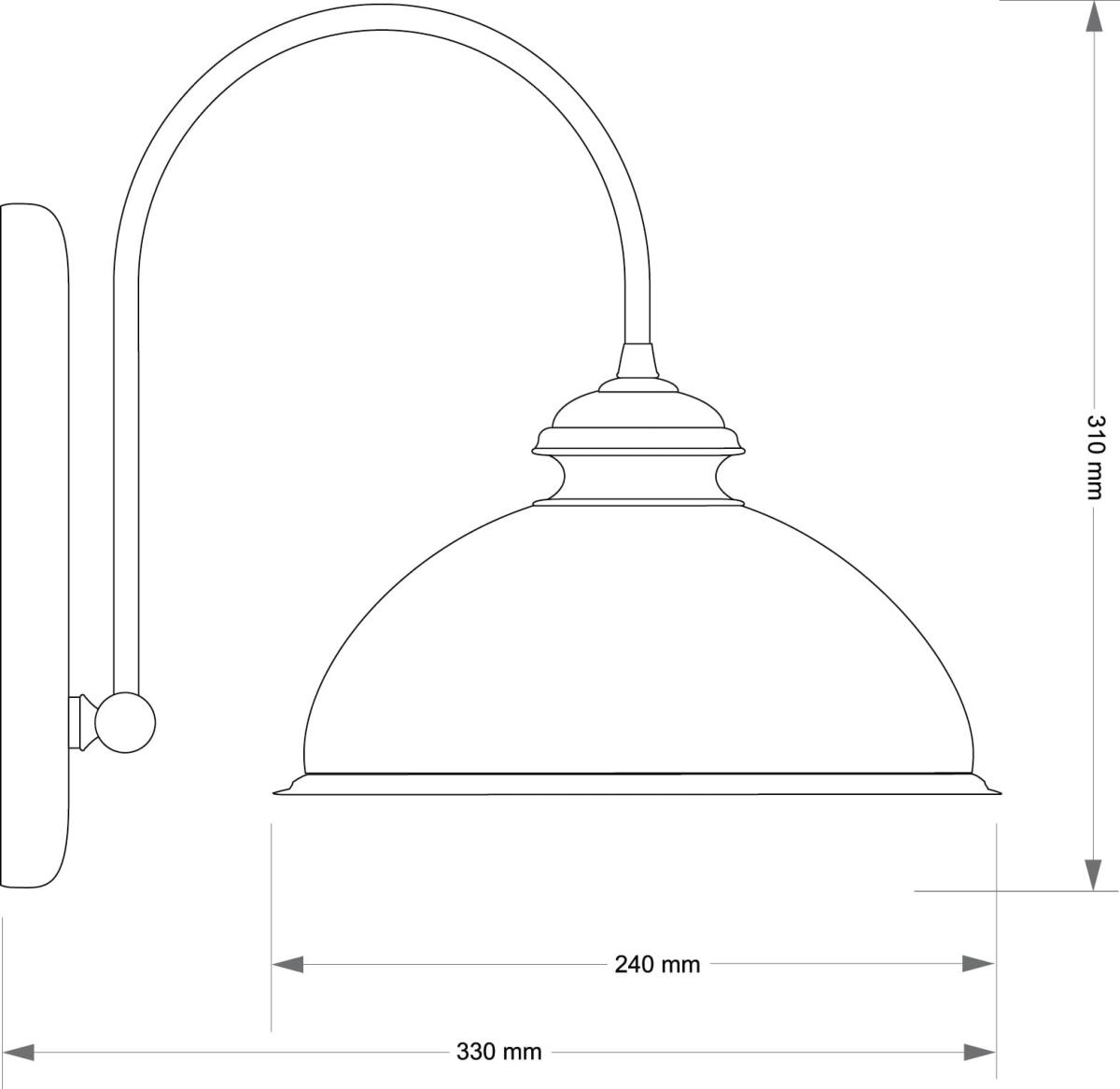 Бра Kutek Lido LID-K-1 (P) GR