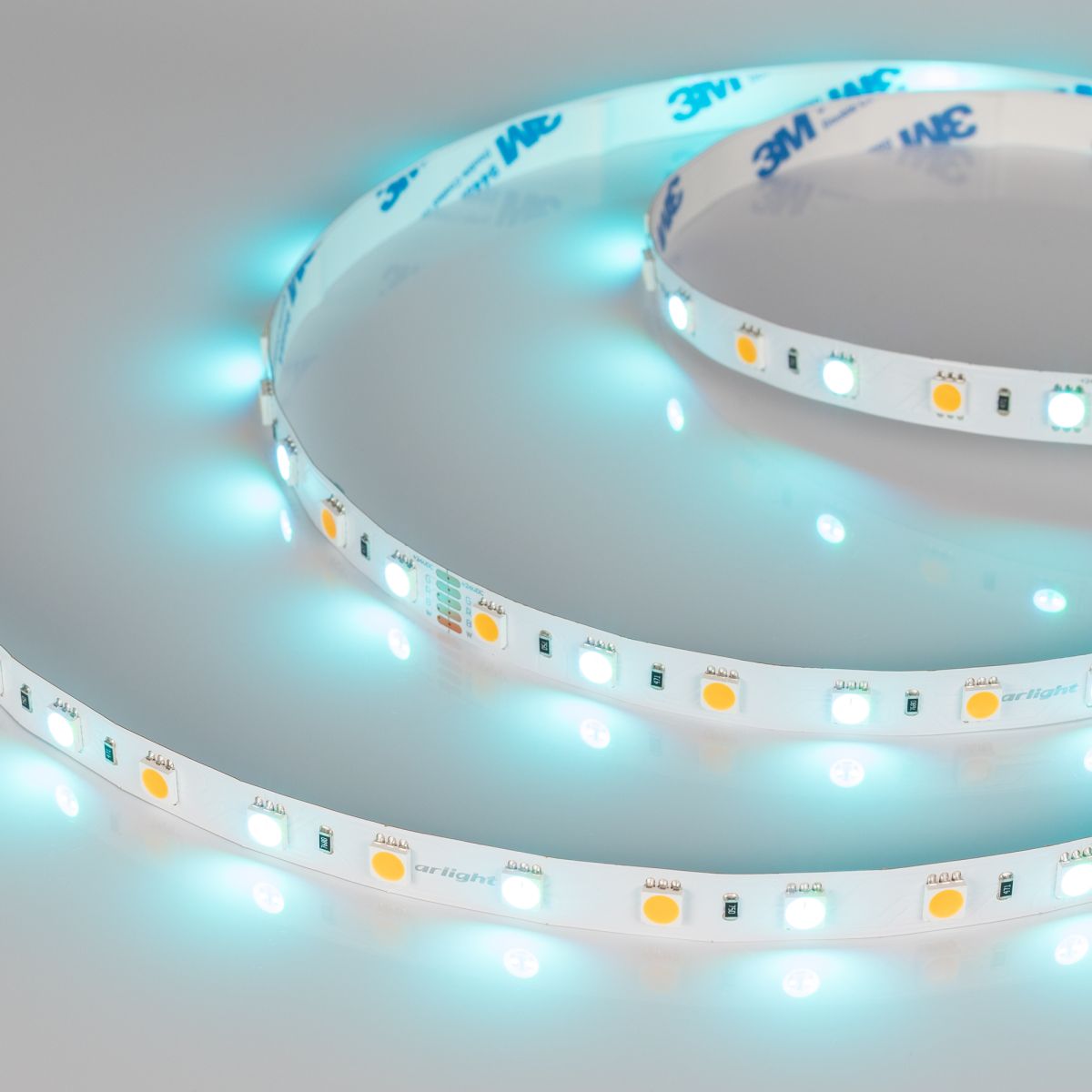 Светодиодная лента Arlight RT-B60-10mm 24V RGBW-Warm (14.4 W/m, IP20, 5m) (Открытый) 018327(3)