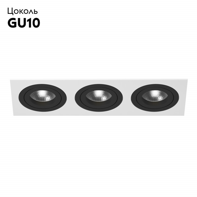 Встраиваемый светильник Lightstar INTERO 16 i536070707 (217536+217607+217607+217607)