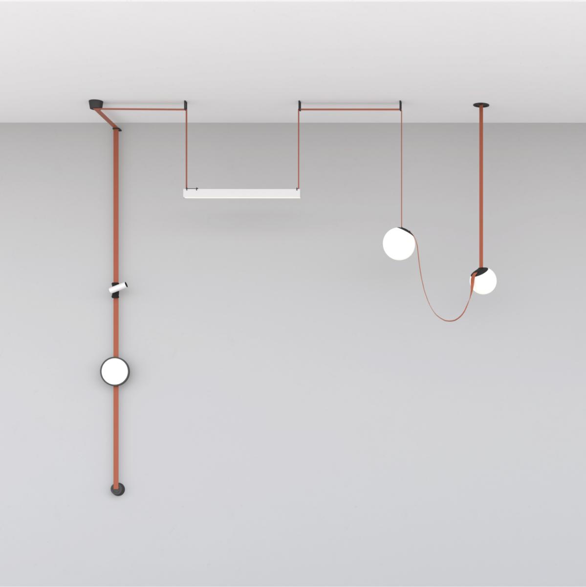 Трековый однофазный светильник белый Denkirs Belty linear DK5576-WH