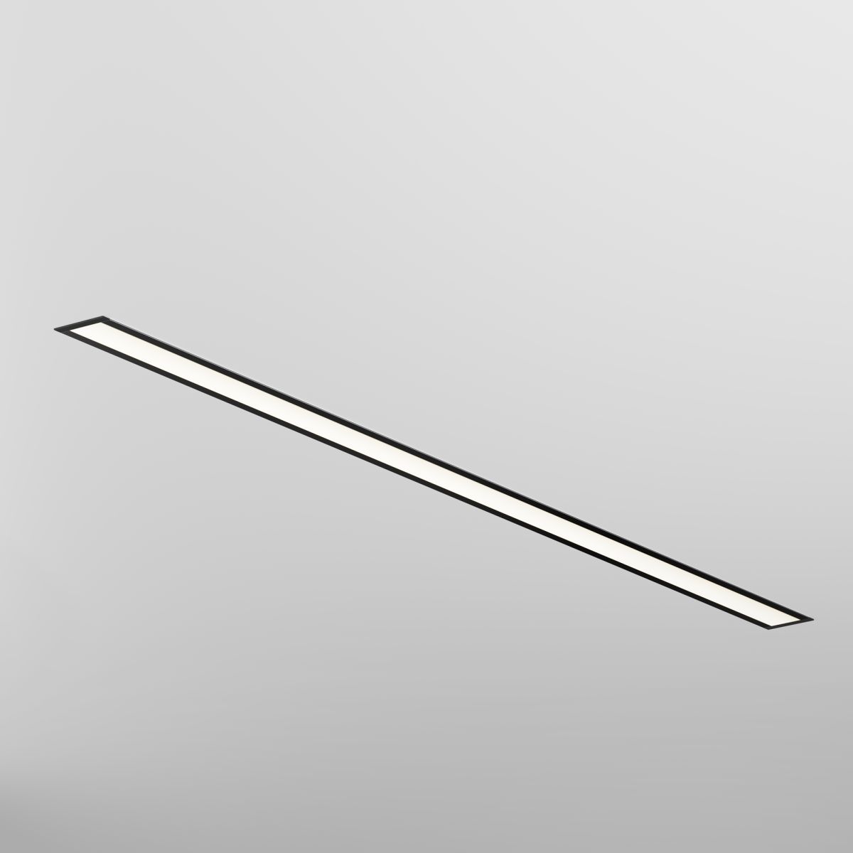 Линейный встраиваемый светильник Maytoni Technical 4000K 50x35 (Черный, 1 м) LL313012