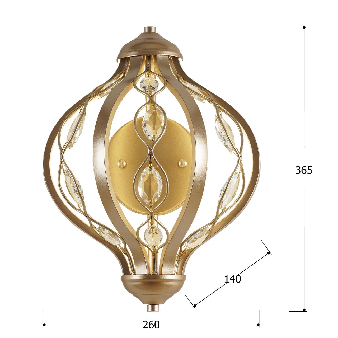 Настенный светодиодный светильник Favourite Savory 2564-1W в #REGION_NAME_DECLINE_PP#