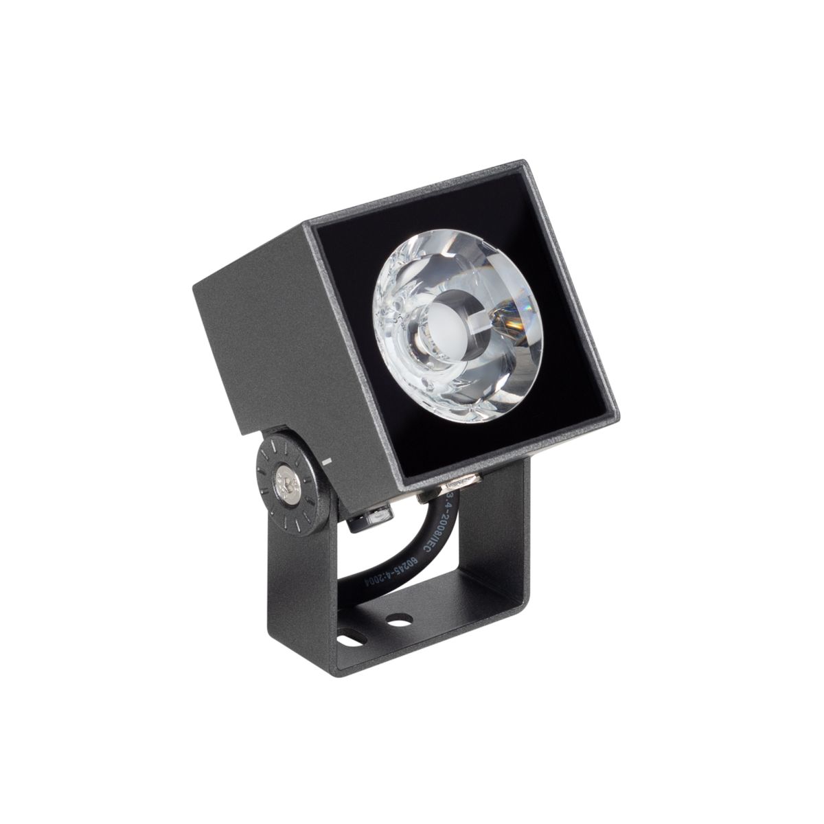 Прожектор Arlight KT-BLOCK-S65x65-5W RGBW-Day (Графит, 60 deg, 24V, DMX512) (IP66 Металл) 066384
