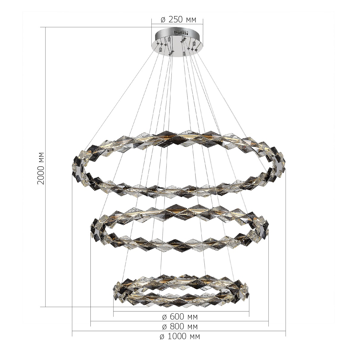 Подвесная люстра ST Luce Diamanta SL6009.103.03