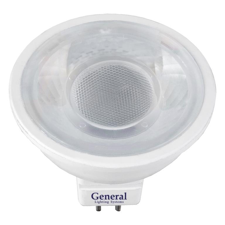 Светодиодная лампа General GLDEN-MR16-8-230-GU5.3-3000 636100
