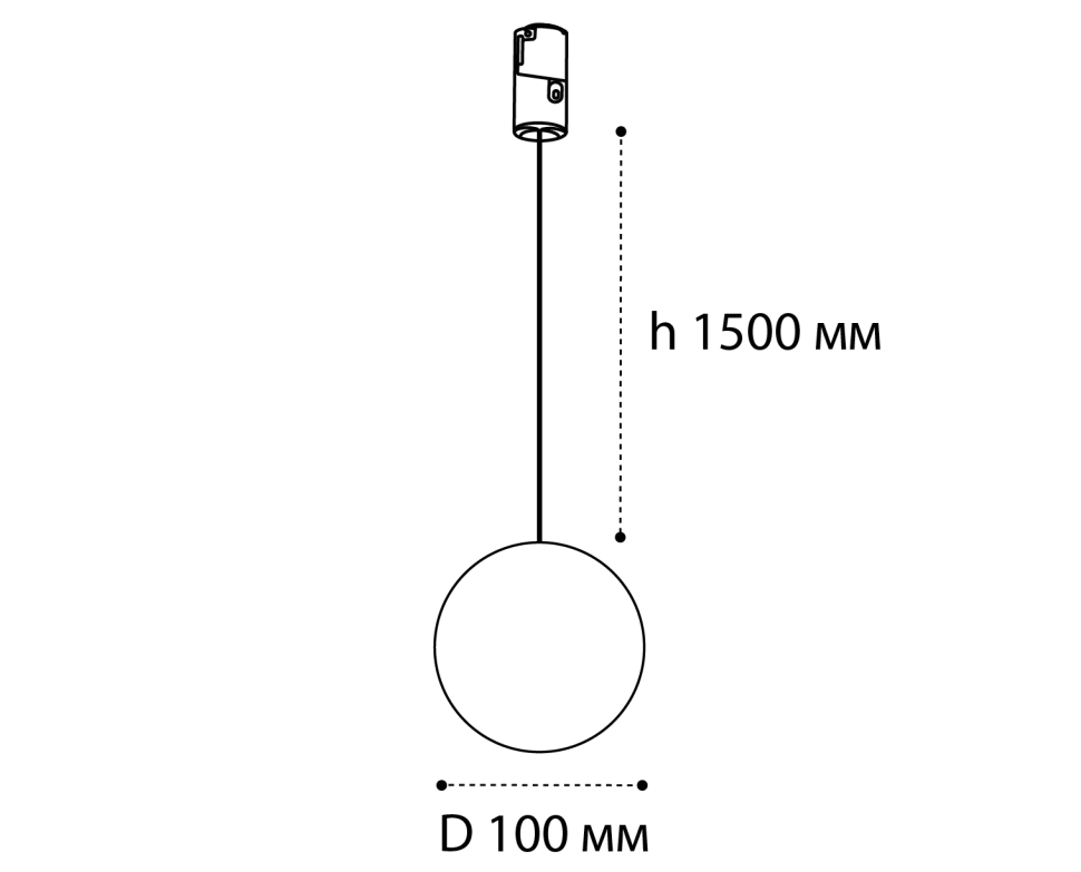 Трековый светильник Italline Fantom IT010-4020 black 3000K