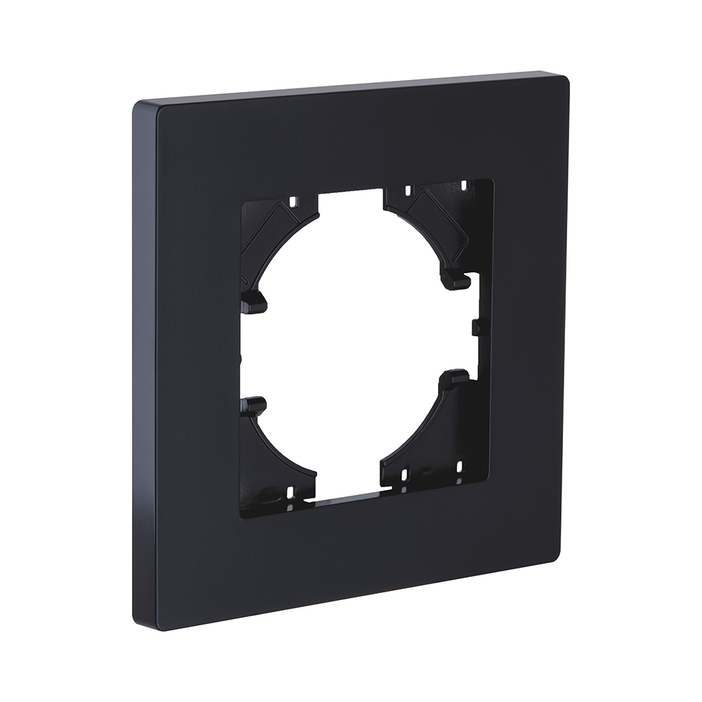 Рамка 1-постовая, черный матовый Kollinger Aspekt AT1BM