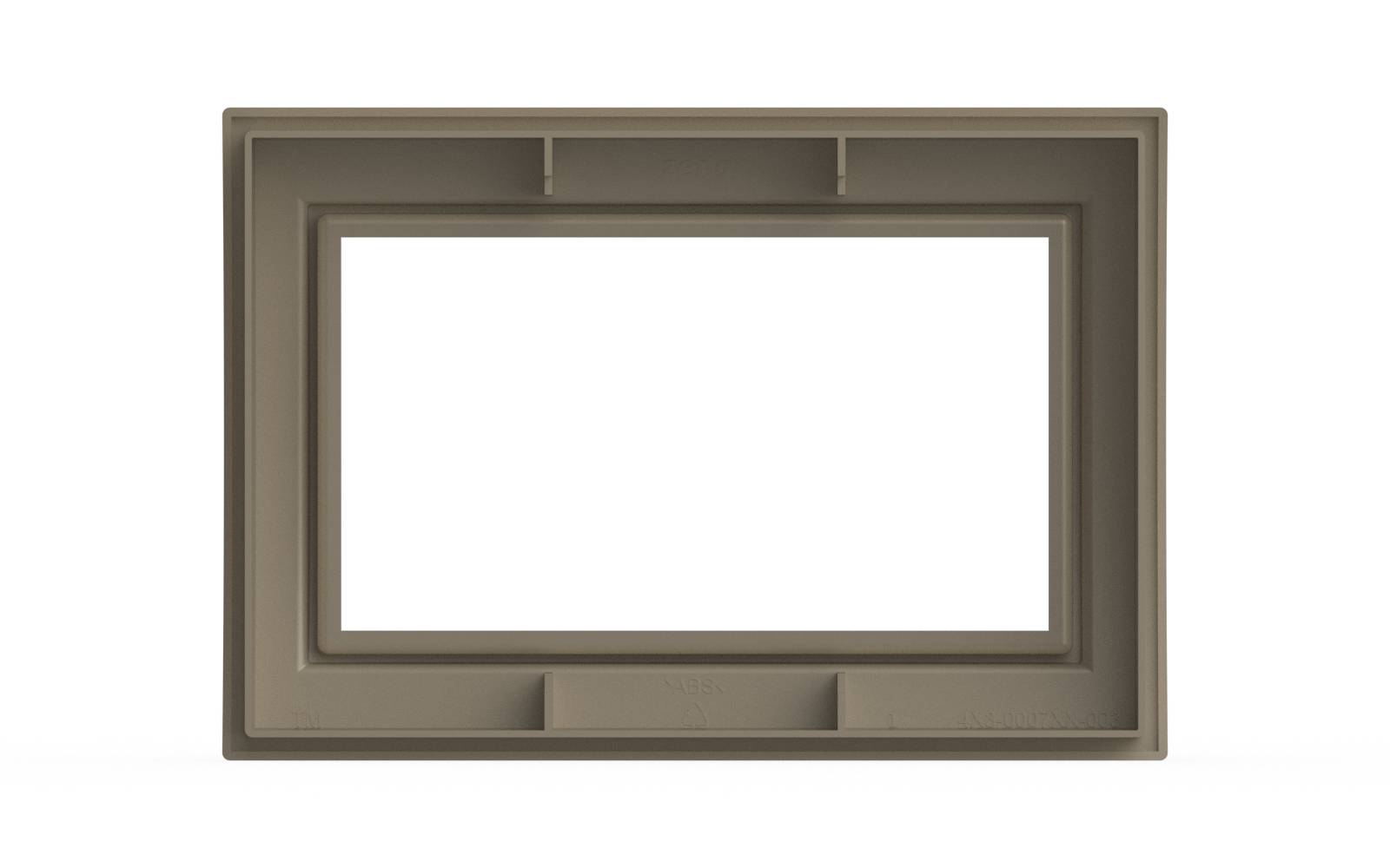 Рамка для двухместной розетки с заземлением ELBI Zena 608-012500-907