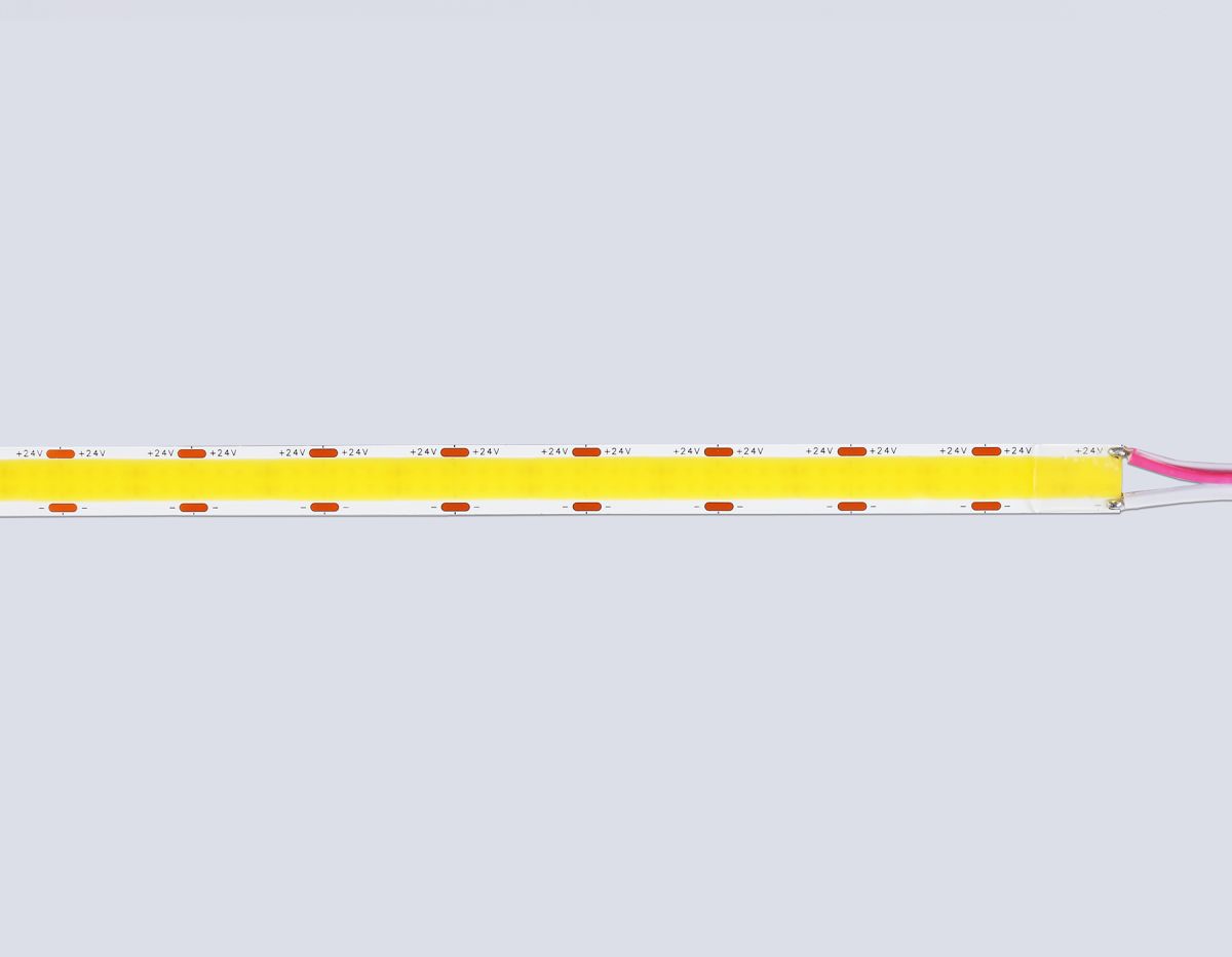 Светодиодная лента Ambrella Light Illumination COB 616Led/19W m/ 24V IP20 4500K/ 5m*12mm*2mm (2 конт.) GS4802