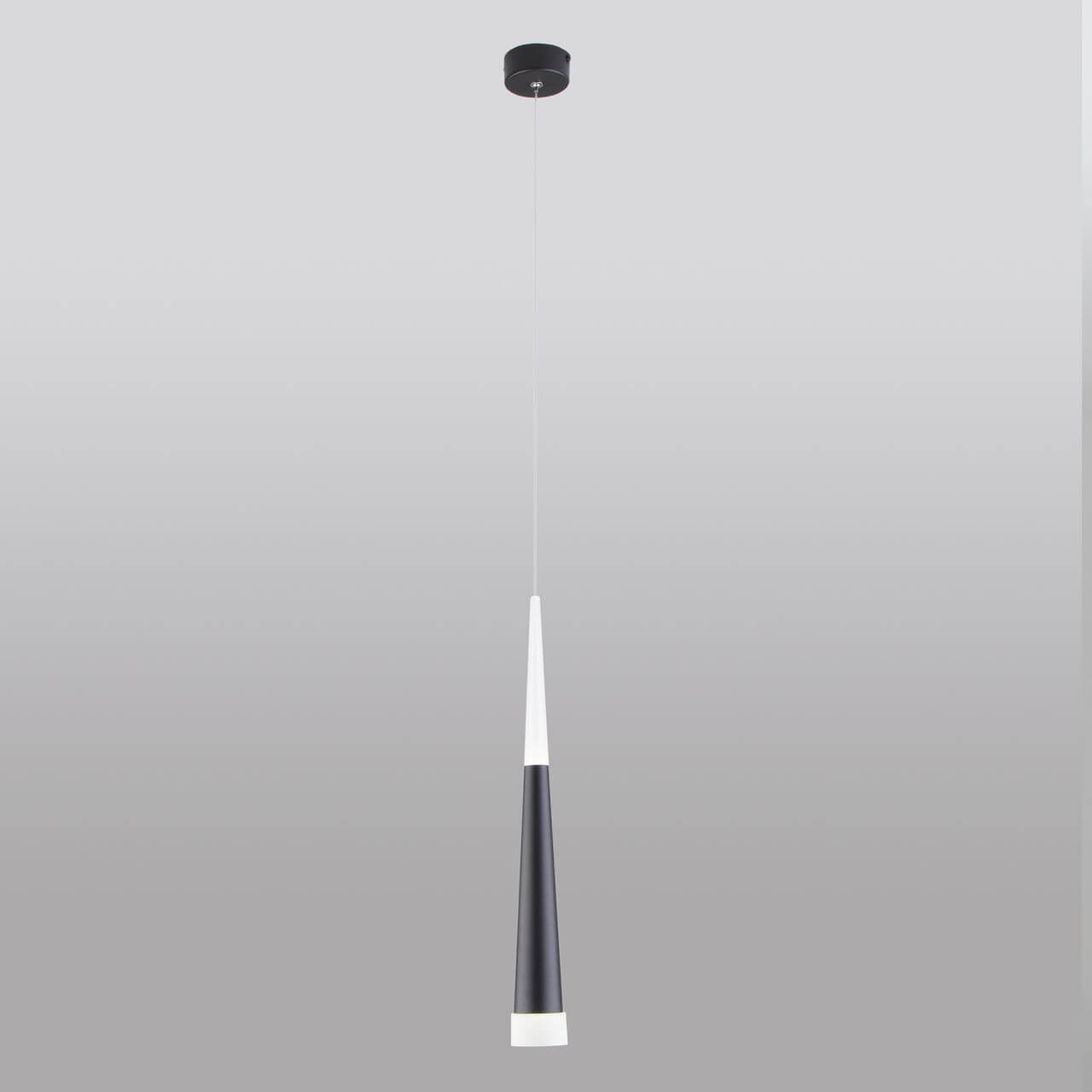 Подвесной светодиодный светильник Elektrostandard DLR038 7+1W 4200K черный матовый 4690389138560