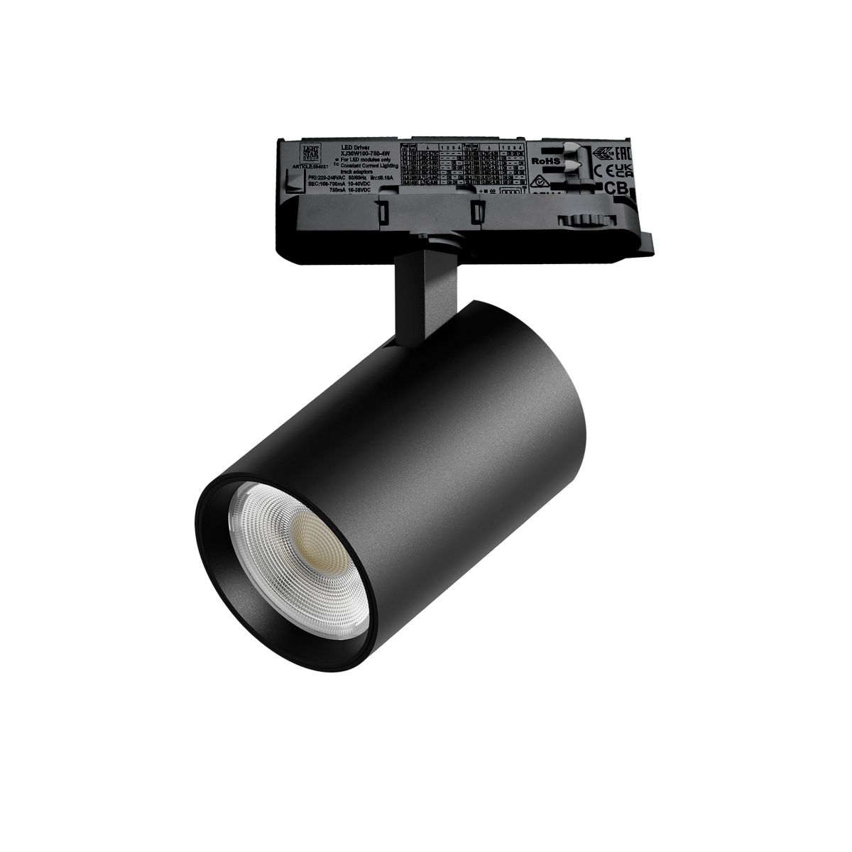 Трековый трехфазный светильник Quattro LED с адаптером Lightstar Alta Base A5247QT