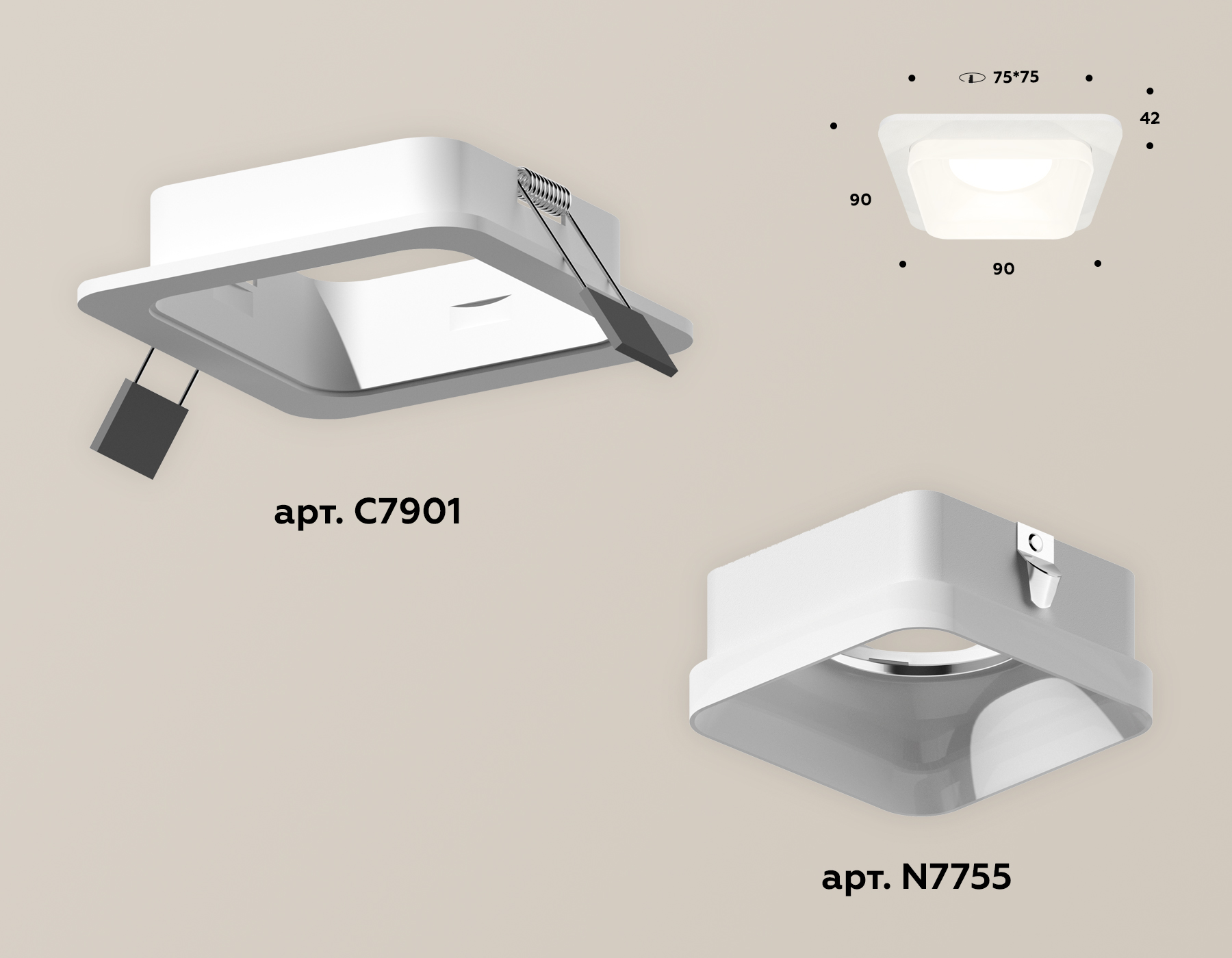 Встраиваемый светильник Ambrella Light Techno XC7901013 (C7901, N7755)