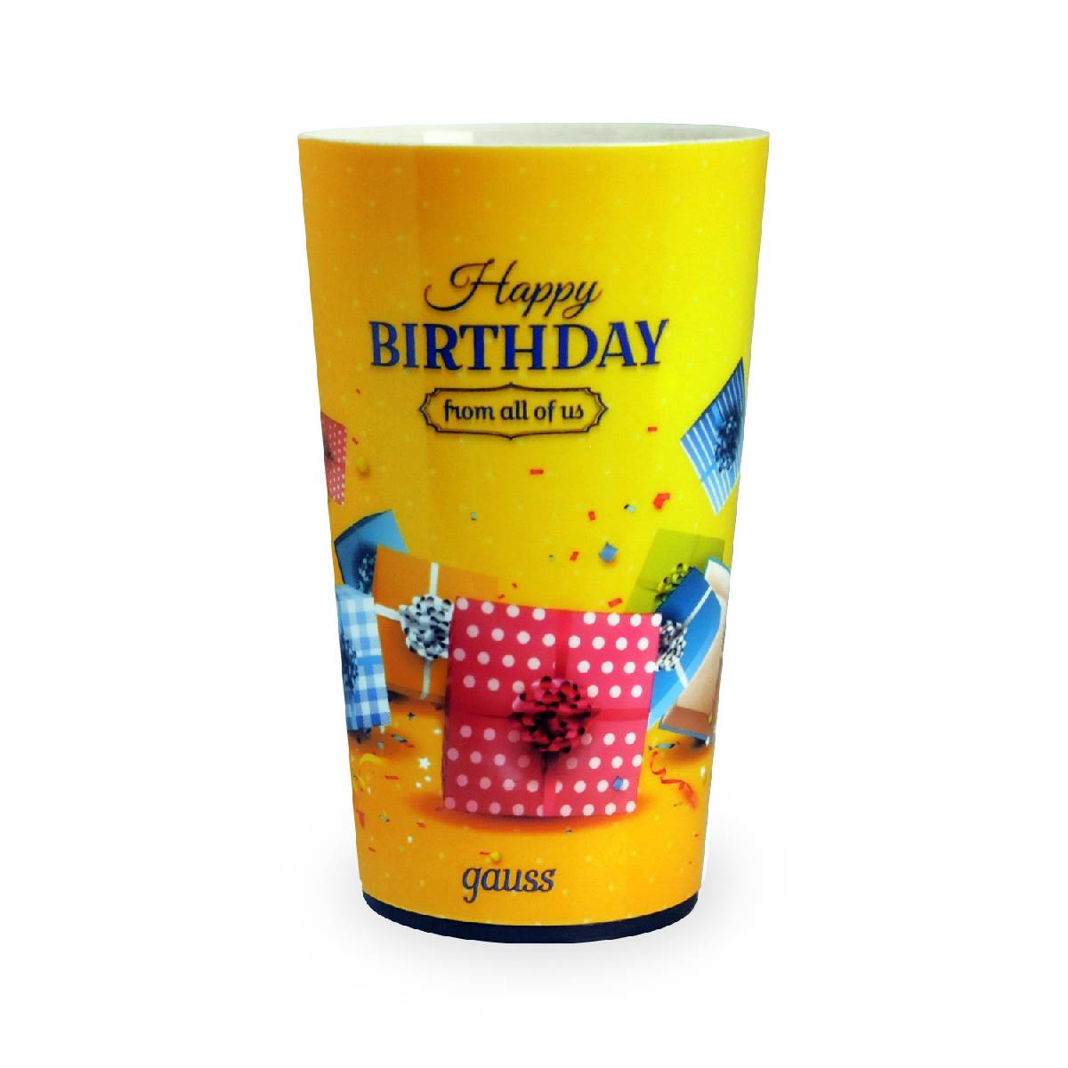 Светодиодный стакан Gauss LCUP Birthday LC002