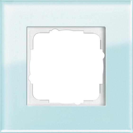 Рамка 1-постовая Gira Esprit салатовое стекло 021118