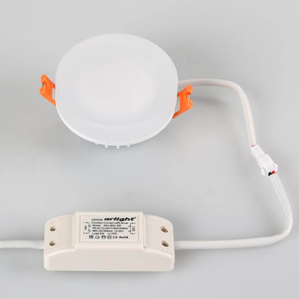 Встраиваемый светильник Arlight LTD-80R-Opal-Roll 5W White 020807