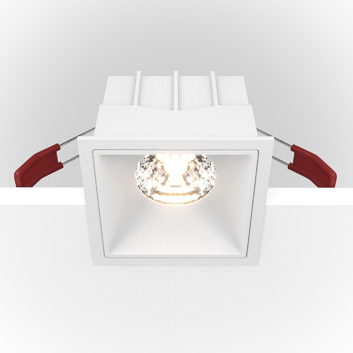 Встраиваемый светильник Maytoni Technical Alfa LED DL043-01-15W4K-D-SQ-W