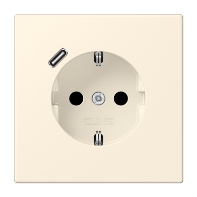 Розетка 2K+З USB Typ C Jung LC1520-18C245