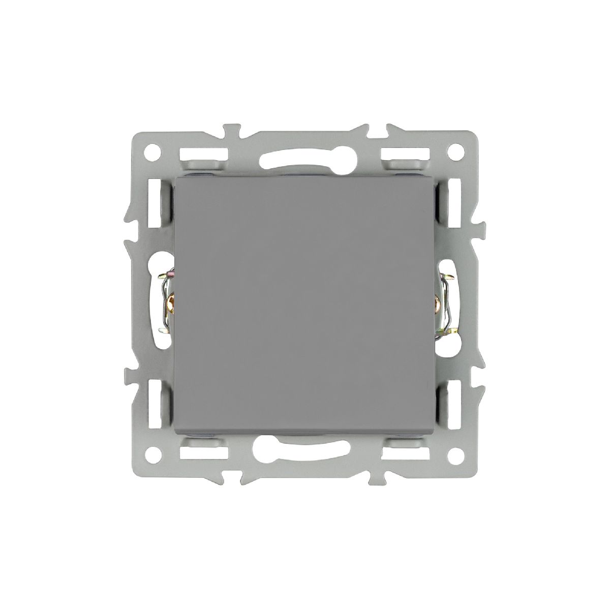 Механизм выключателя одноклавишный проходной Arlight SWT-MKP1-PL-GR (250V, 16A) 043716