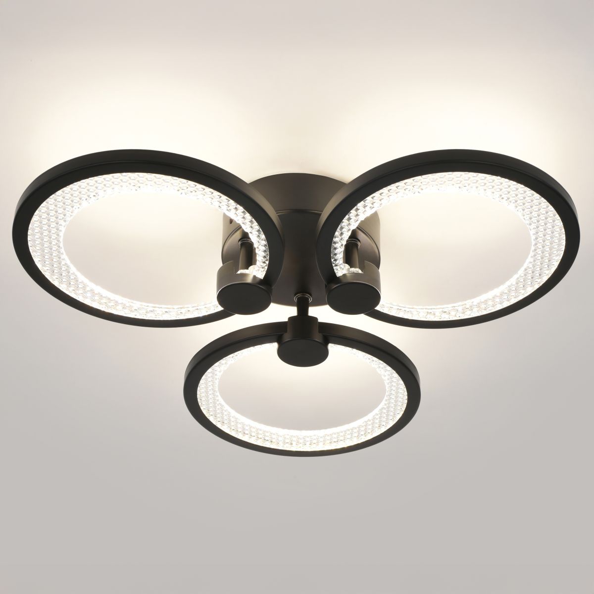 Потолочный светильник Эра Модерн Odry CLL-1-46W 3K-6,5K RC BK