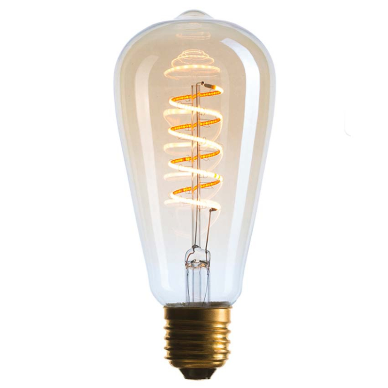Лампа светодиодная филаментная диммируемая Sun Lumen E27 4W 2200K золотая 056-977