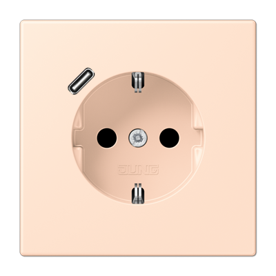 Розетка 2K+З USB Typ C Jung LC1520-18C228