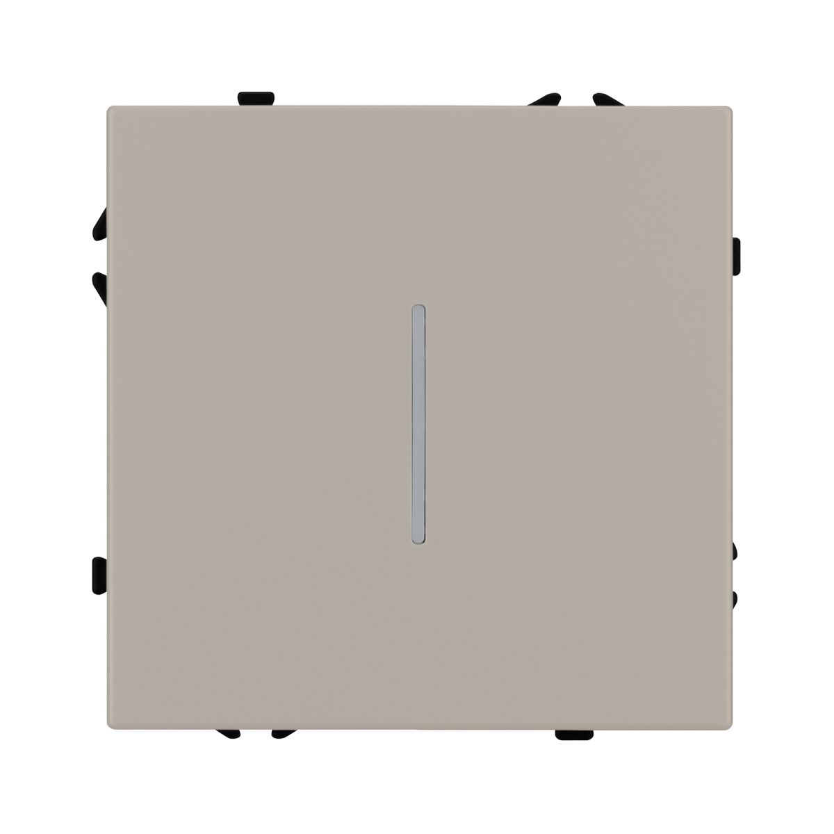 Выключатель звонковый 1 кл подсветка софт-тач кашемир Arlight SWT-MKR1-SFPL-L-CA (250V, 10A) 061783(1)