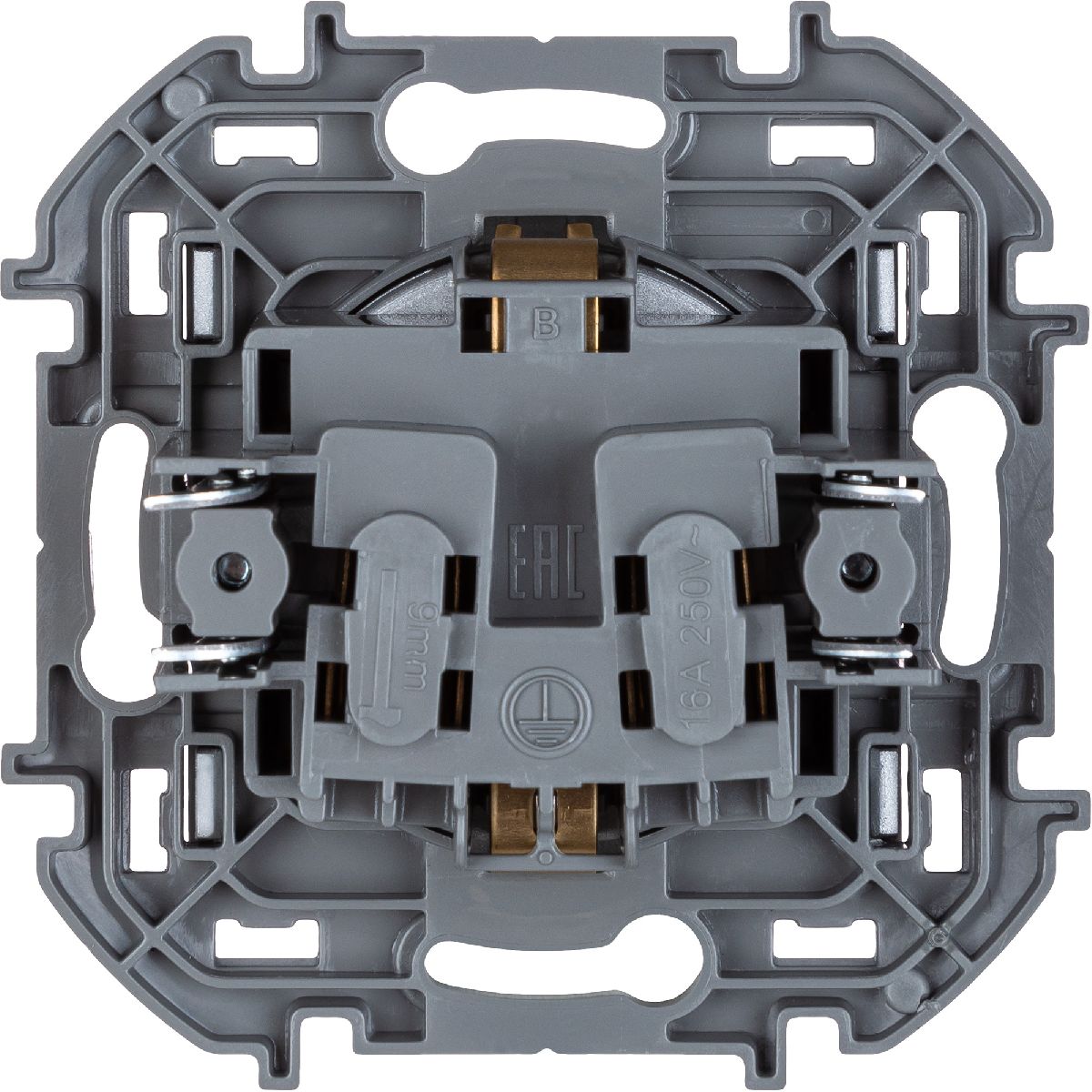 Розетка с/з со шторками с защитной крышкой Legrand Inspiria 673742