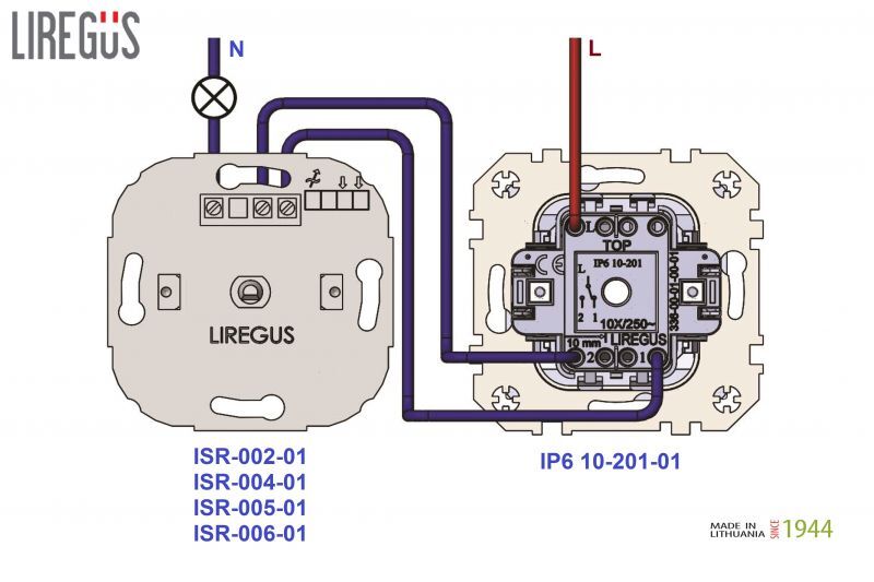 Светорегулятор поворотный 200 Вт Liregus Epsilon 28-0143