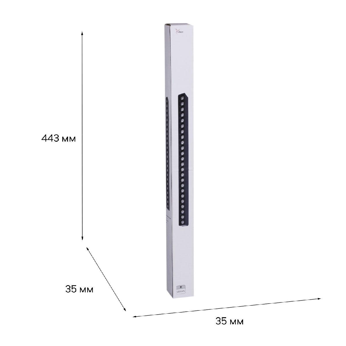 Трековый магнитный светильник Reluce 13004-9.3-001UR magnetic LED24W BK