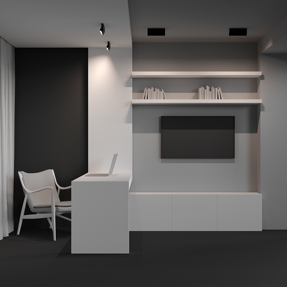 Настенно-потолочный светильник Maytoni Basis Rot C133CL-12W3K-B