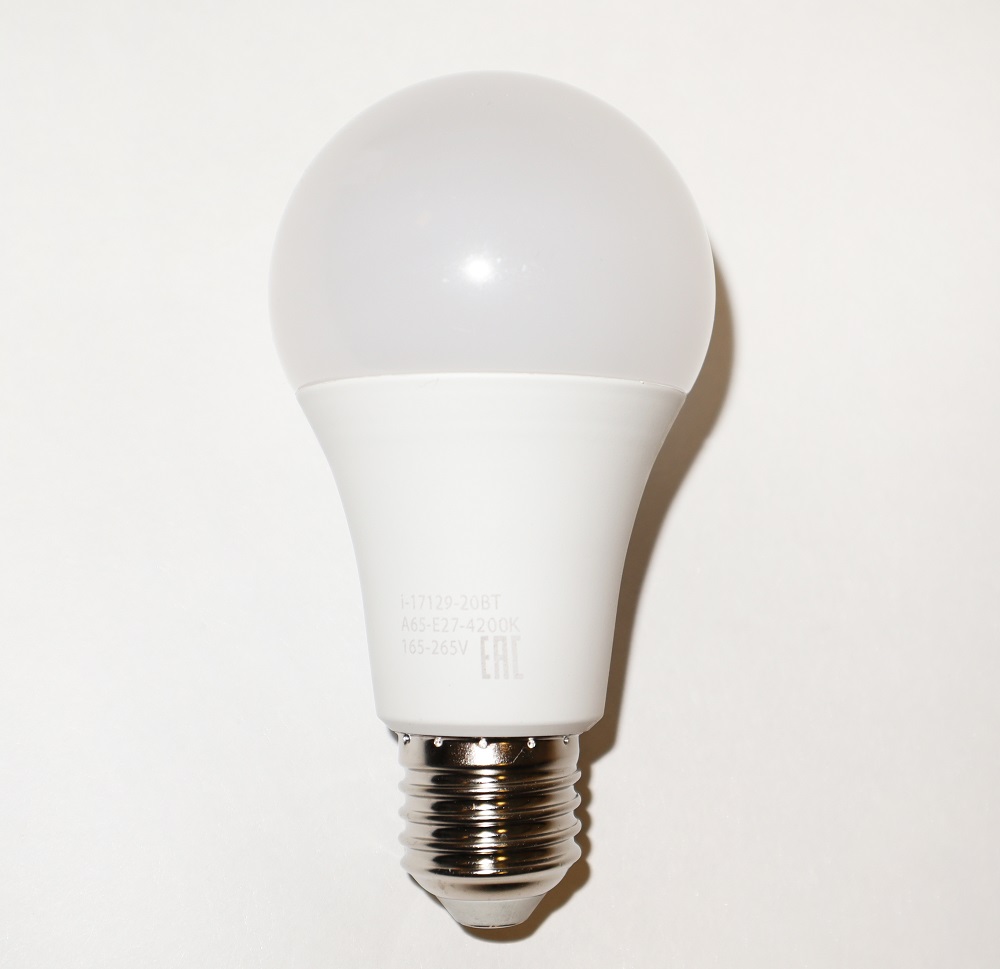 Лампа светодиодная i-Watt E27 20W 4200К груша матовая i-17129