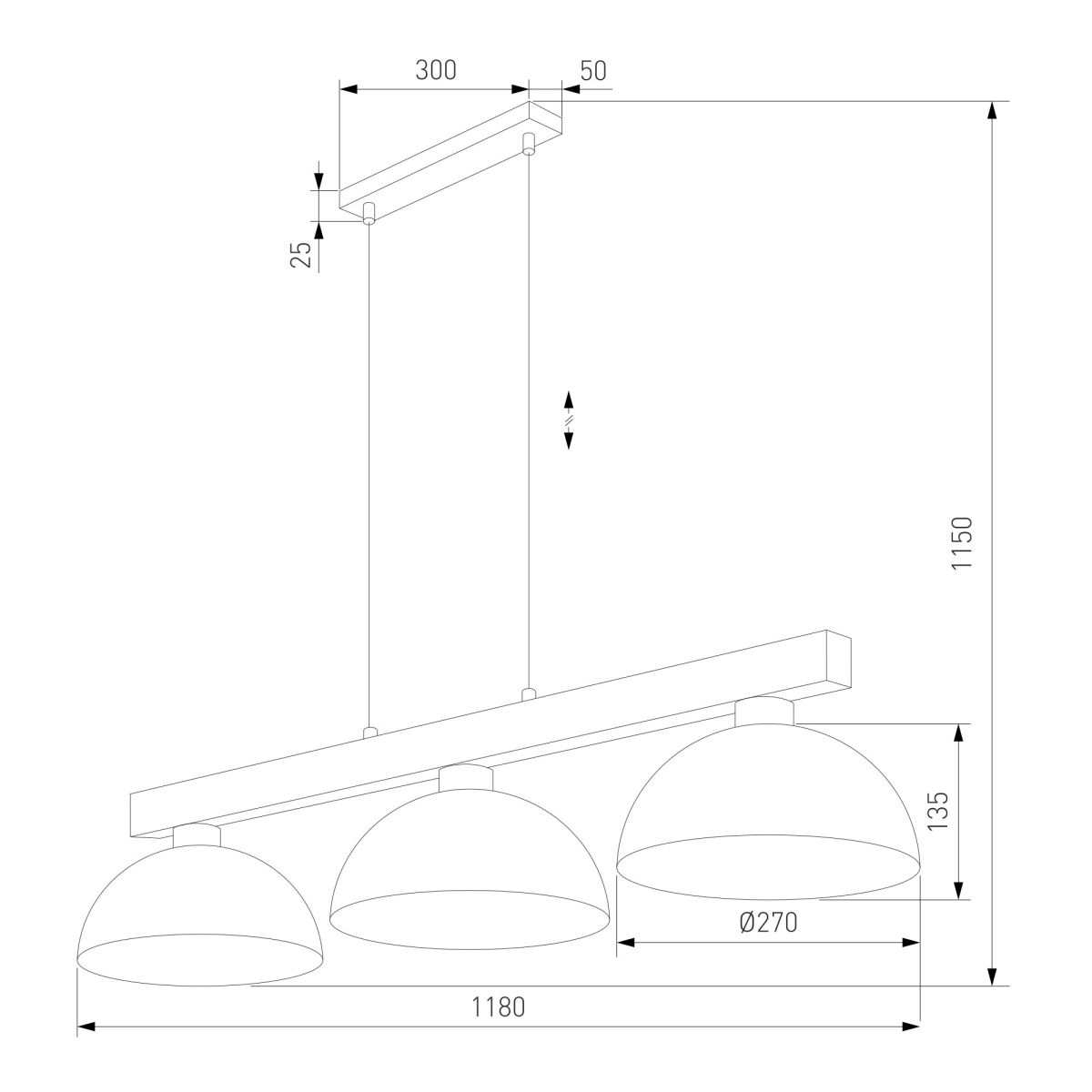 Подвесной светильник TK Lighting 6299 Oslo a068762