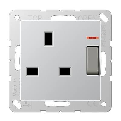 Розетка британского стандарта с выключателем Jung A3171KOAL