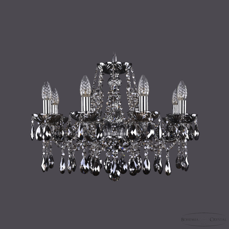 Подвесная люстра Bohemia Ivele Crystal 1413/8/200 Ni M731