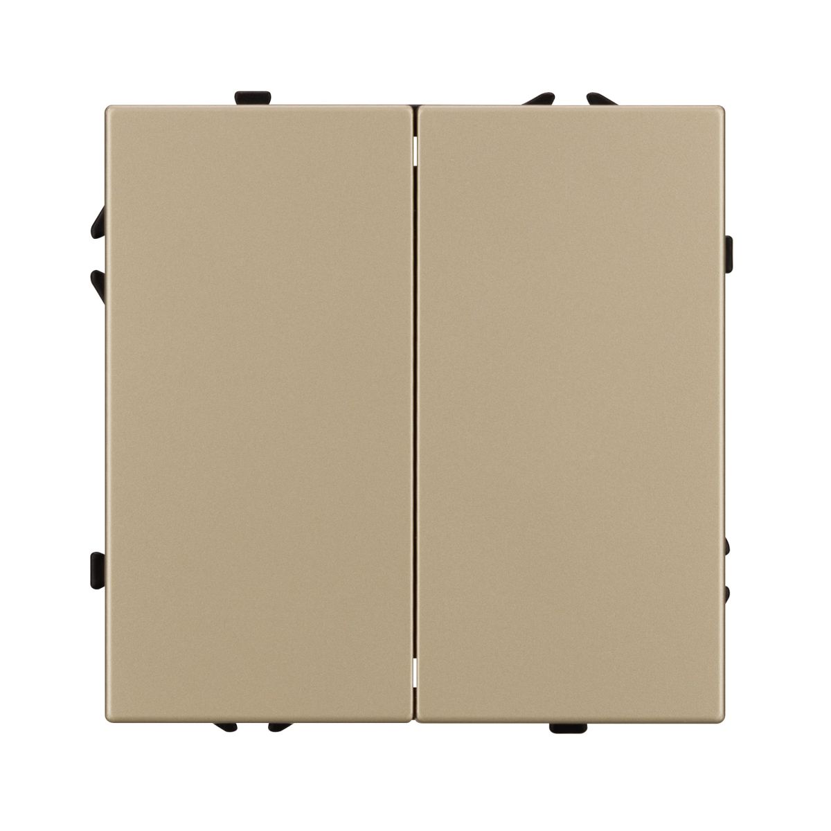 Выключатель 2 кл софт-тач золотой песок Arlight SWT-MK02-SFPL-GD (250V, 10A) 054253(1)